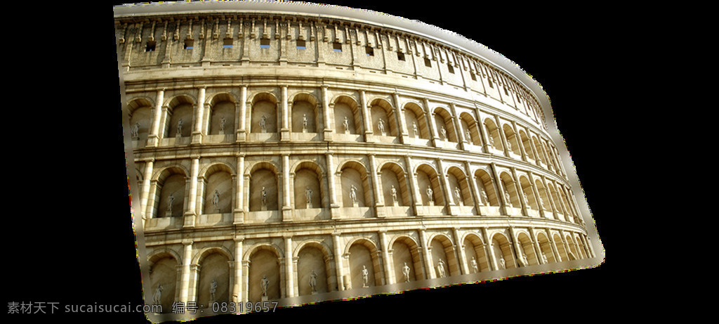 古罗马 斗兽场 元素 png元素 建筑 历史 免抠元素 透明素材