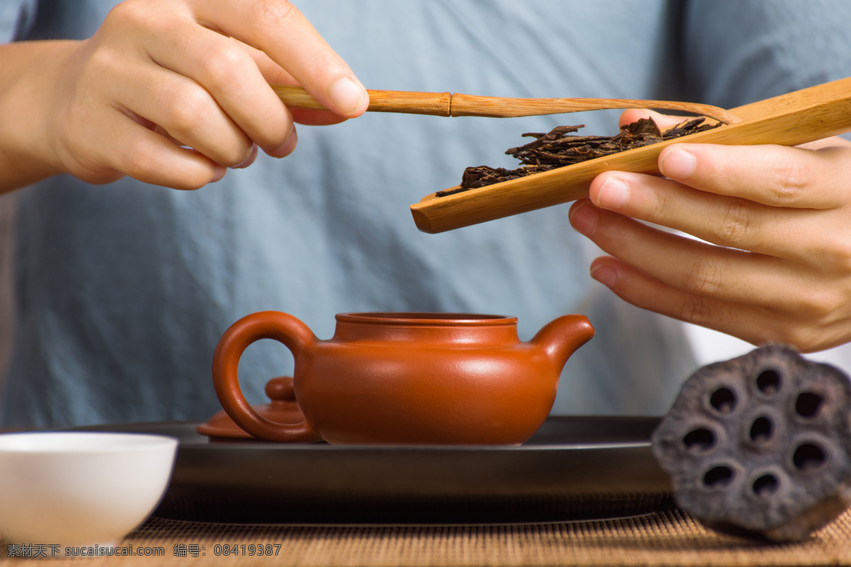 泡茶 时 投 茶 动作 投茶的动作 茶艺 茶道 茶文化 茶韵 文化艺术 传统文化