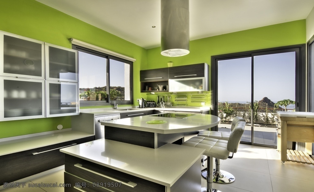 厨房 洗手池 简约厨房 温馨厨房 厨房装修 一体式厨房 现代厨房 环境设计 家居设计