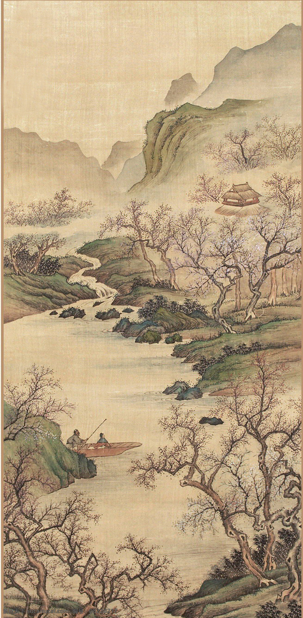 山水 近现代 山水画 精选 近代绘画 陈达 国画 古画 书画 文化艺术 绘画书法 设计图库