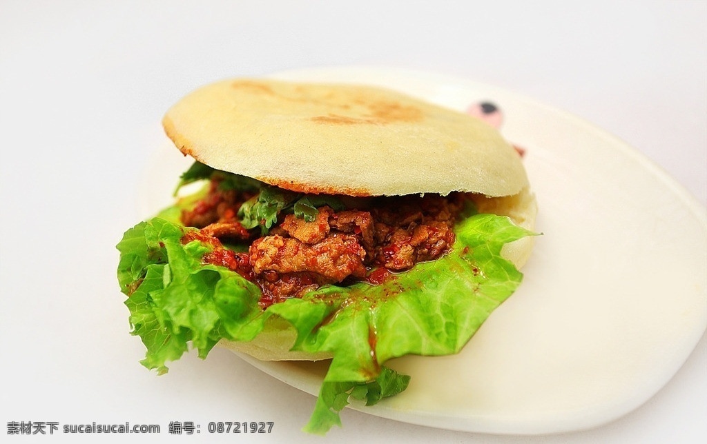肉夹馍 腊汁肉夹馍 腊汁馍 小吃 西安名小吃 美食 食物 特色美食 西安肉夹馍 传统美食 餐饮美食 陕西美食