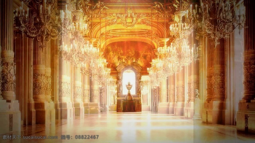 视频背景 合成视频 视频 活动视频背景 合成视频背景 唯美 婚庆 天鹅湖 宫殿
