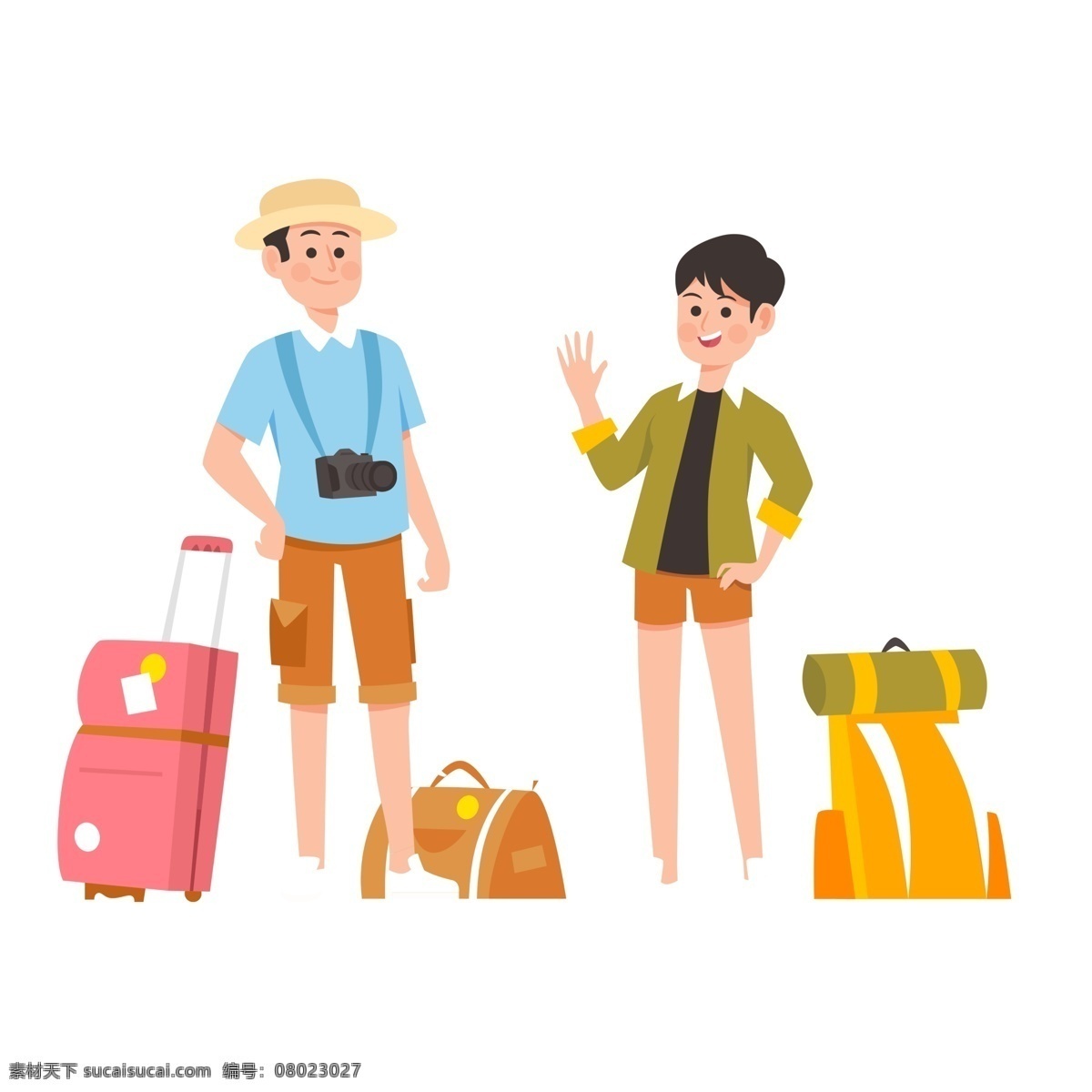 可爱 旅游 旅行 结交 朋友 人物 可爱的人物 旅游人物 旅游旅行 结交朋友 插画人物 banner 卡通人物