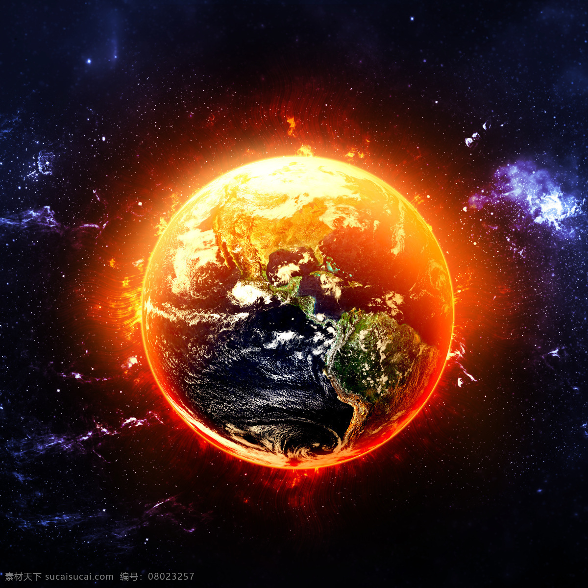 发光 星球 宇宙 太空 星系 宇宙背景 地球 宇宙太空 天空 其他类别 环境家居