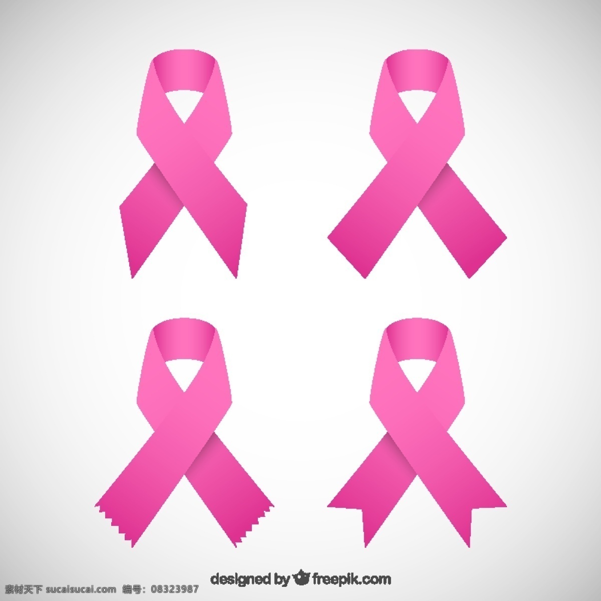 粉红丝带 丝带 粉红色 慈善 癌症 循环 协会
