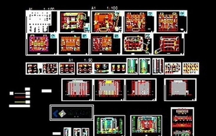 综合 酒店 全套 建筑 施工图 cad装修图 工装施工图 cad施工图 酒店建设图 cad cad图纸 其他模型 3d设计模型 源文件 dwg
