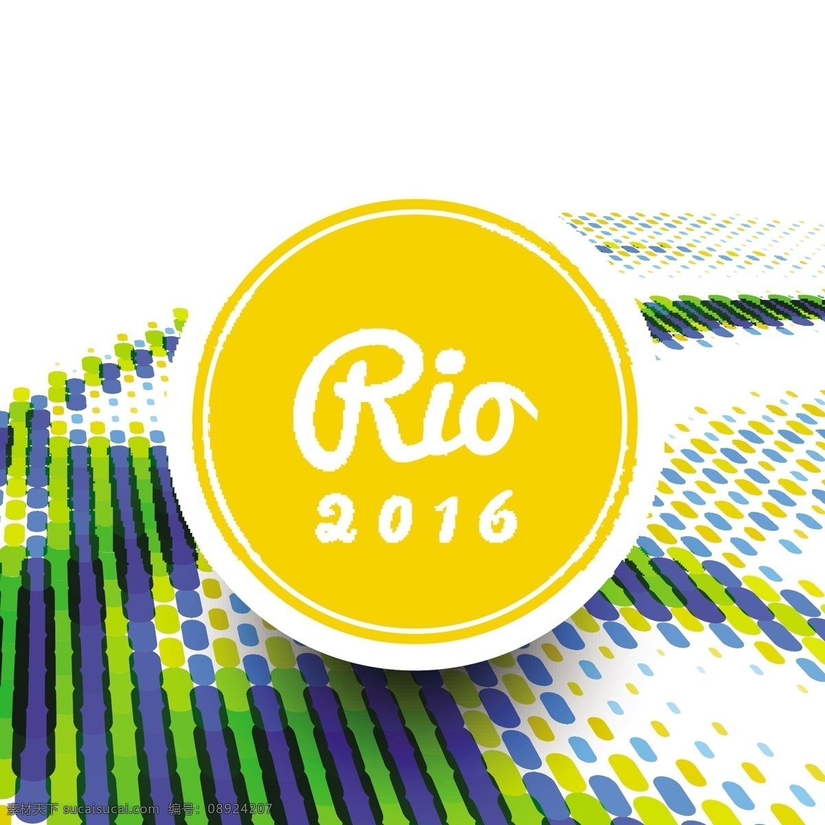 巴西 夏季 奥运会 彩色 背景 矢量图 体育健身 养生体育 壁纸优雅 七彩2016 现代运动 巴西背景比赛 彩色背景 rio里约 白色