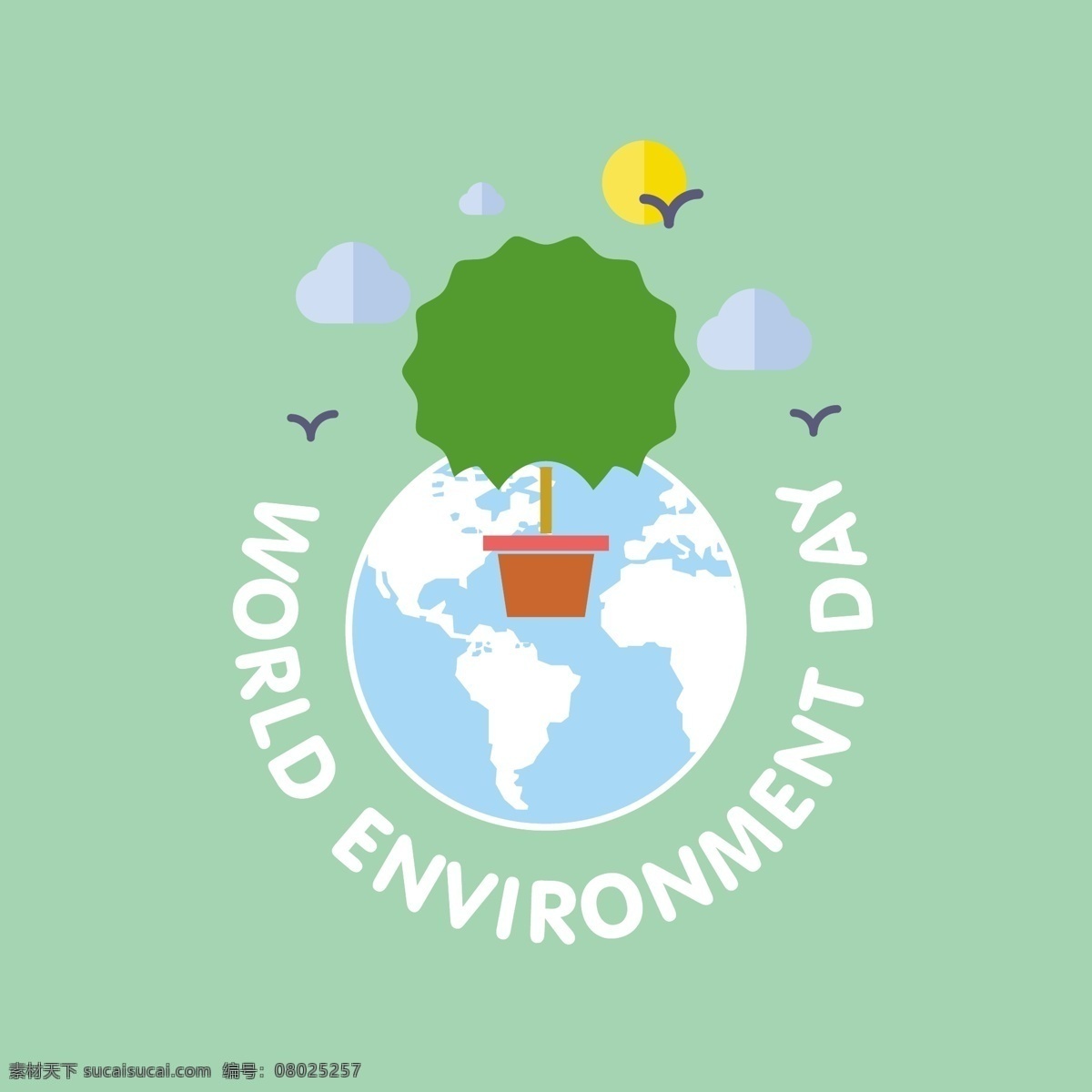 世界环境日 一棵树 背景 世界 地球 壁纸 生态 循环 有机 自然 环境 地面 绿色能源 节约 保护 日 生态友好
