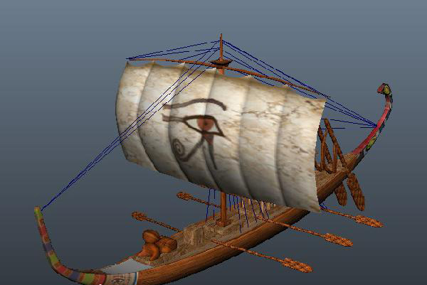 3d 船 模型 3d模型素材 游戏cg模型