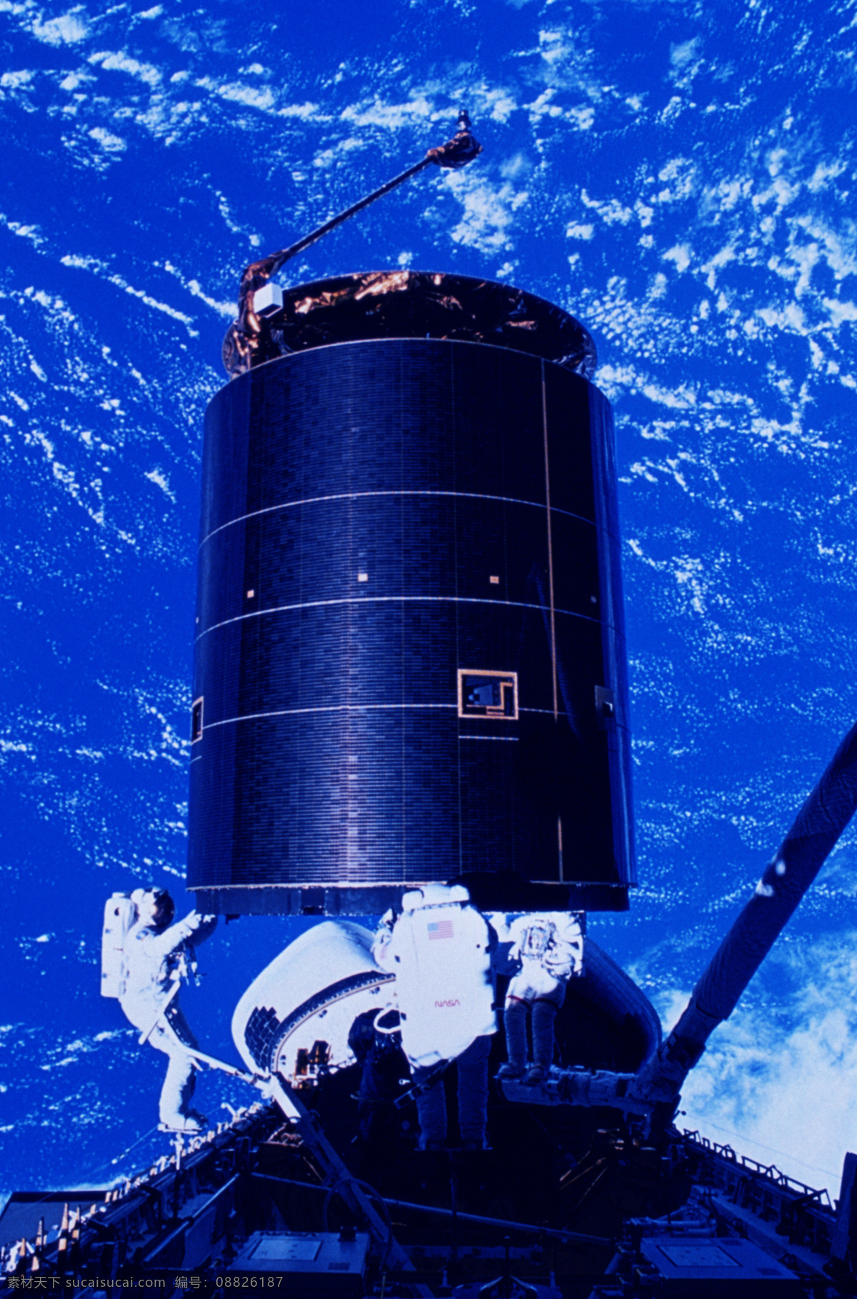 航天 交接 工程 地球 宇航员 人物 卫星 科技 科学研究 现代科技 蓝色