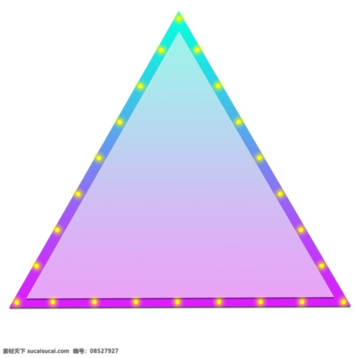 渐变 粉 蓝紫 科技 风 霓虹 灯管 三角形 边框 粉色 蓝色 紫色 科技风 立体 分层psd 粉紫 粉蓝