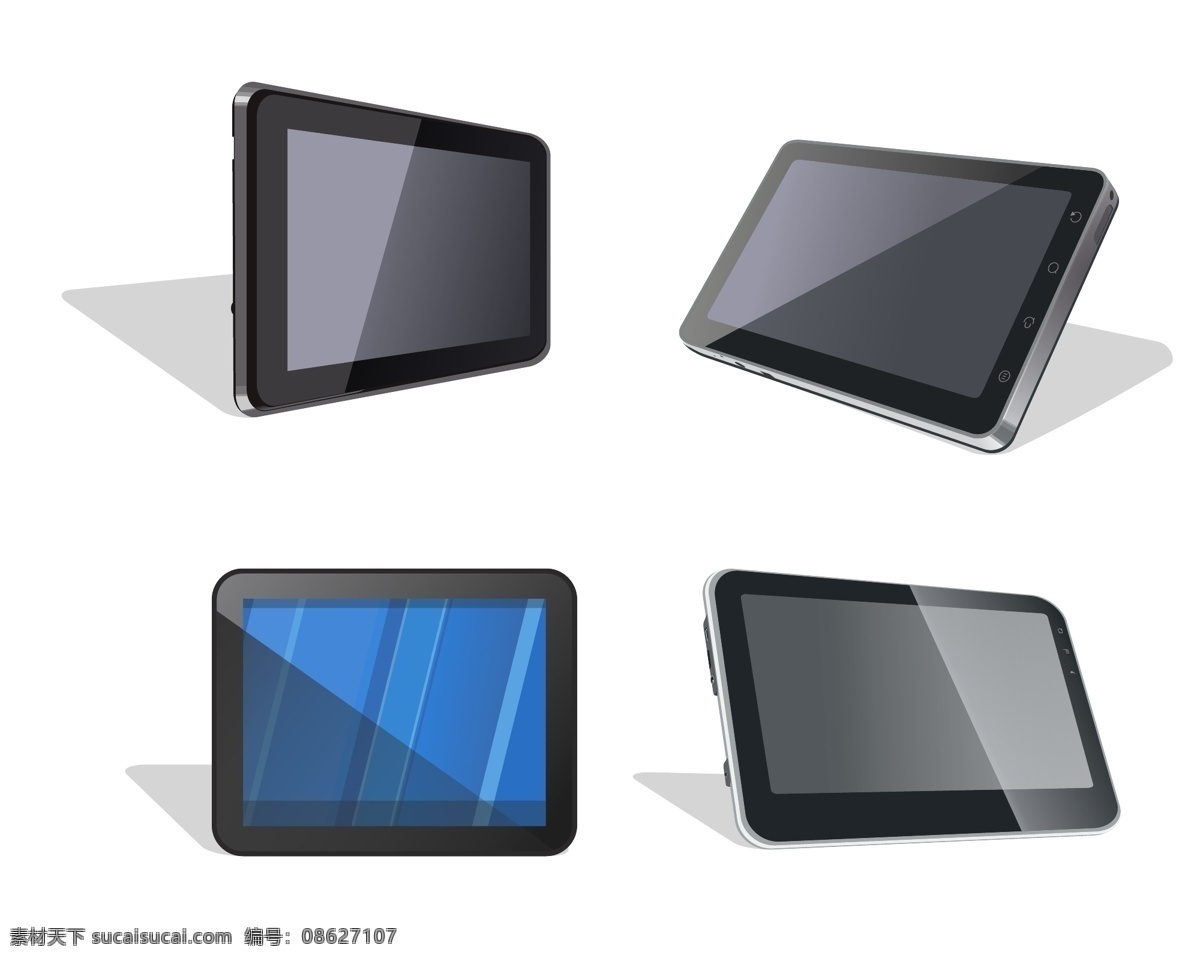 电子产品 矢量 二 模板 ipad 平板电脑 智能 手机 格式 矢量图 其他矢量图
