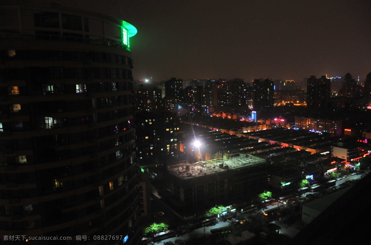 城市 城市夜景 灯光 高层 高清 建筑景观 街道 楼房 夜景 车水马龙 夜空 霓虹灯 平房 自然景观 家居装饰素材 灯饰素材