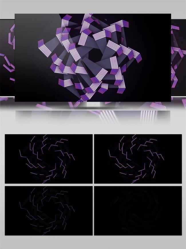 紫色 星际 舞台 动态 视频 光束 梦幻 激光 手机壁纸 光斑散射 视觉享受