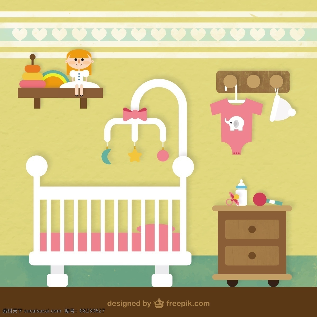 婴儿房 婴儿 家具 房间 玩具 室内 出生 婴儿床 摇篮