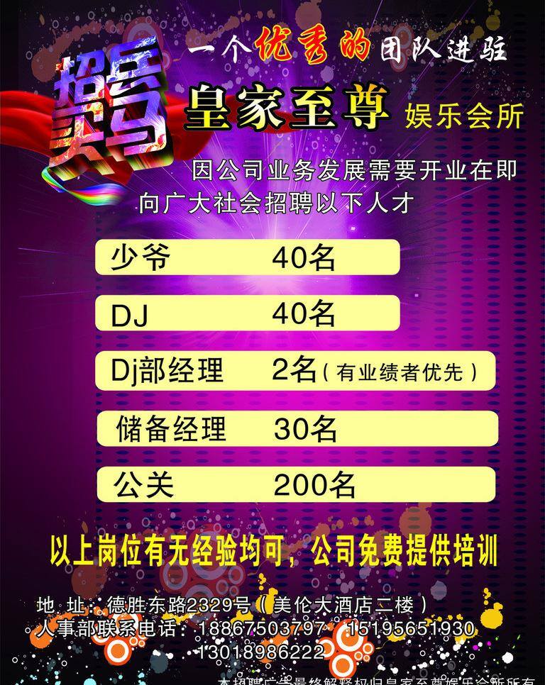 ktv 招兵买马 招聘 招聘模板下载 招聘矢量素材 海报 皇家至尊 矢量 招聘海报