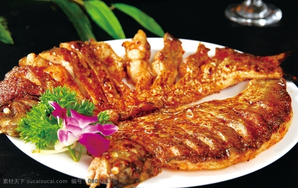 烤鲳鱼 美食 传统美食 餐饮美食 高清菜谱用图