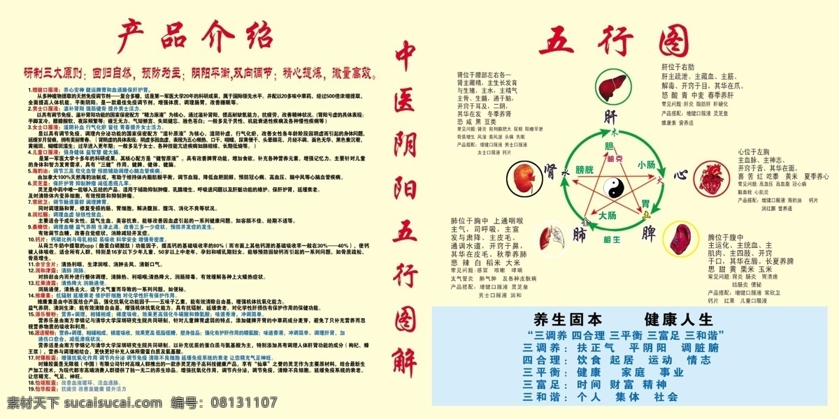 无限 极 产品 图 无限极 产品图 五行图 肝脏 心脏 胃 肾5 分层 源文件