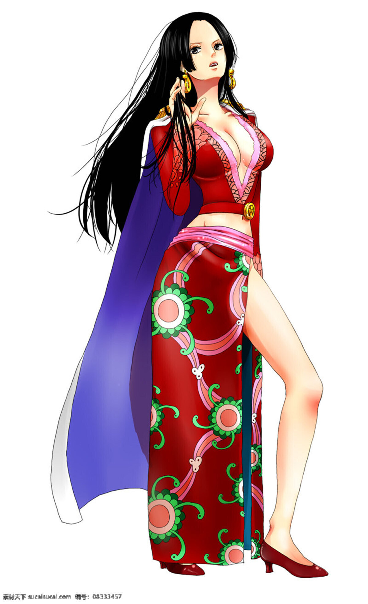 海贼王 女帝 波 雅 汉考克 动漫人物 动漫动画