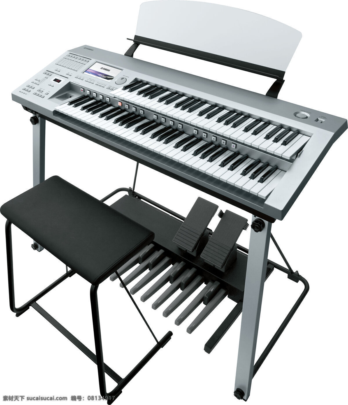 电子琴 立式 乐谱架 凳子 110琴键 功能键 踏脚板 专业电子琴 演奏音乐乐器 乐器 舞蹈音乐 文化艺术