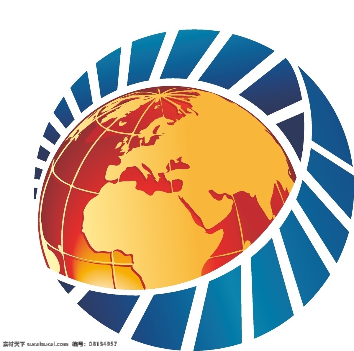 地球logo 地球 中国 非洲 矢量 鱼形 企业 logo 标志 标识标志图标