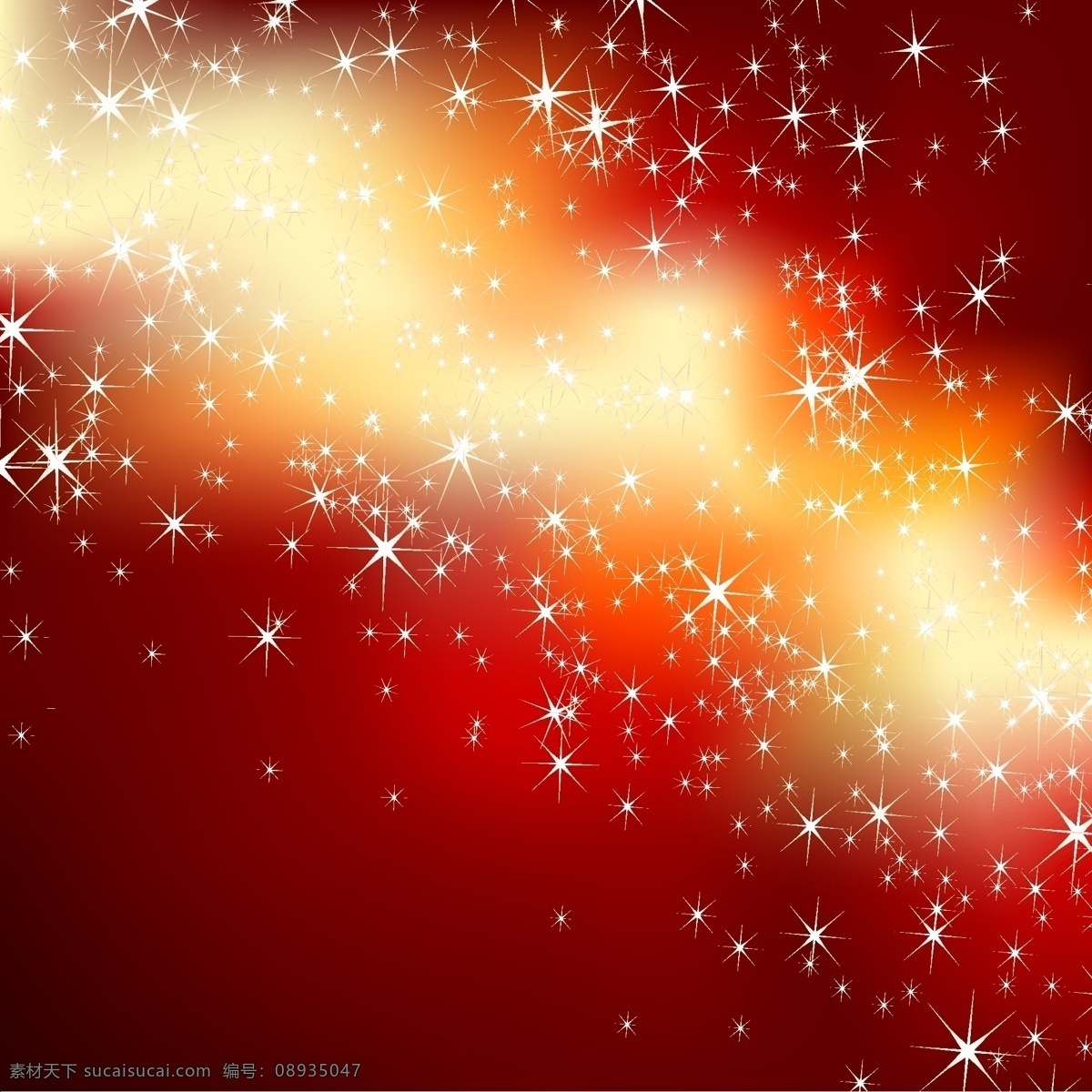 星光 闪烁 背景 矢量图 其他矢量图