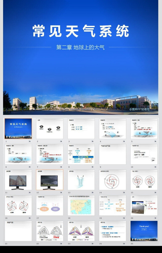 常见 天气 系统 模板 ppt制作 背景 ppt图表 ppt素材 ppt图标 幻灯片 背景图片 白色