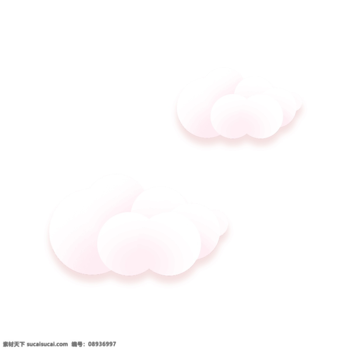 浅 粉色 剪纸 云朵 装饰 浅粉色 剪纸云朵 云朵装饰 背景装饰