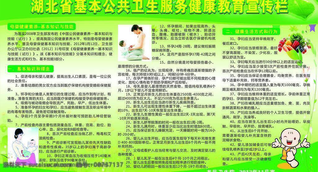 技能 健康 健康教育 宣传栏 母婴 素养 展板模板 知识 矢量 模板下载 基本 psd源文件