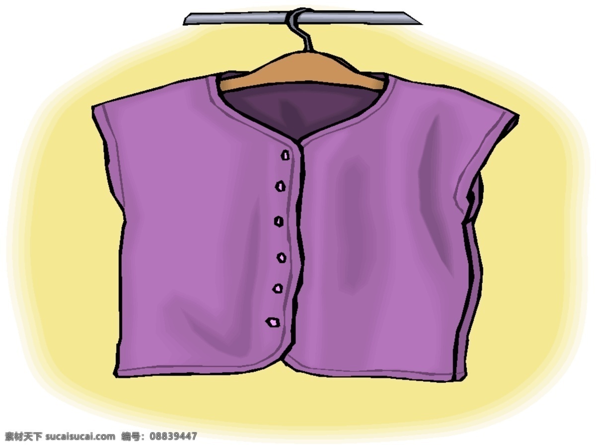 男款 服装服饰 马甲 紫色 无袖 服装设计 其他服装素材
