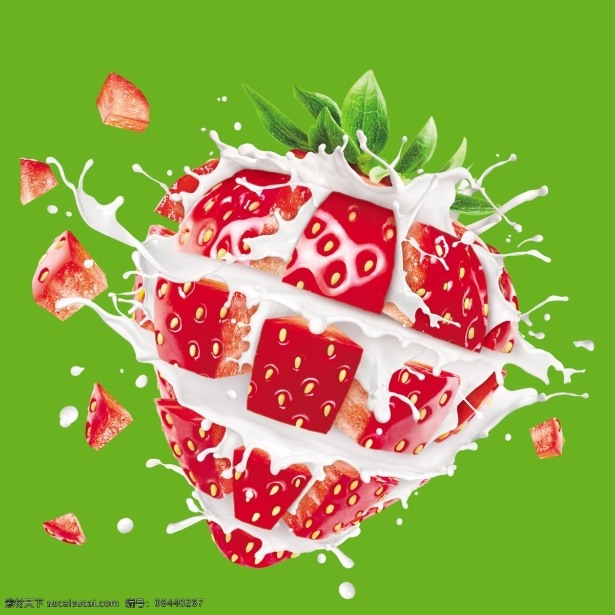 牛奶草莓图片 水果 新鲜 牛奶 创意 装饰 草莓 草莓图片 草莓果实 草莓分层图 草莓素材 草莓作品 红色的草莓 水果类 生活百科 餐饮美食