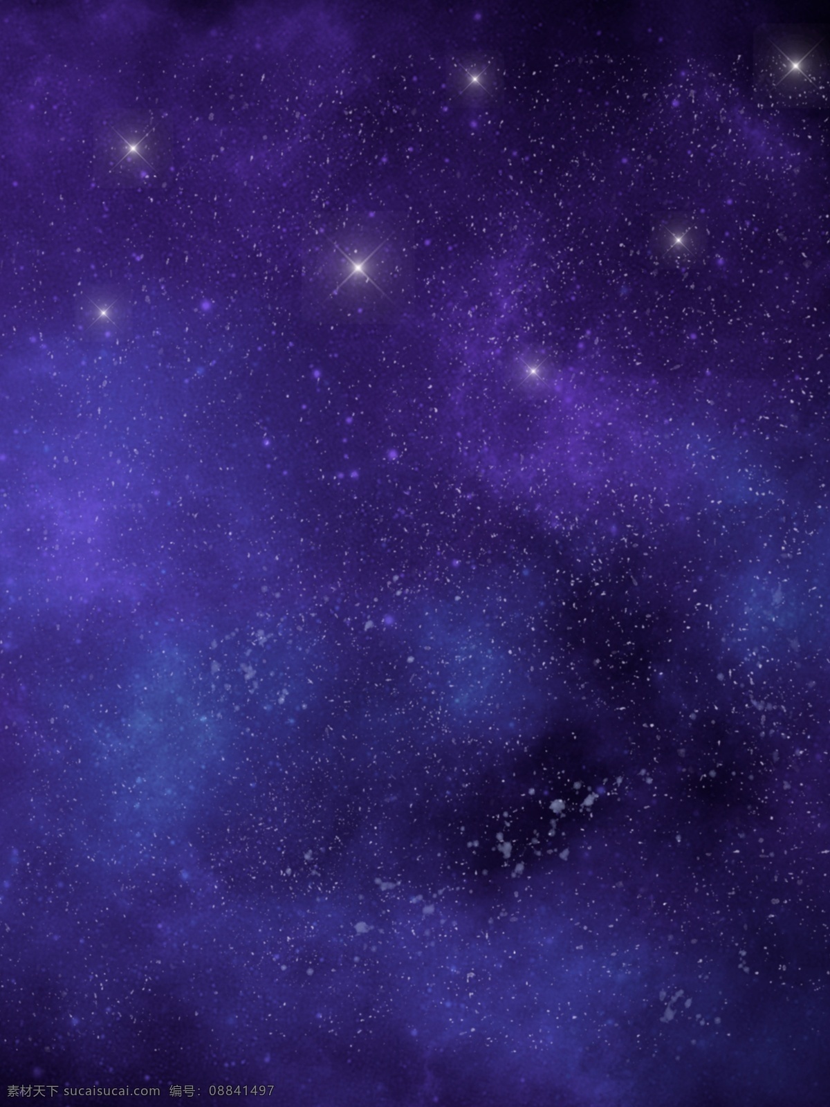 星空 夜晚 梦幻 紫色 底 图 银河系 星星