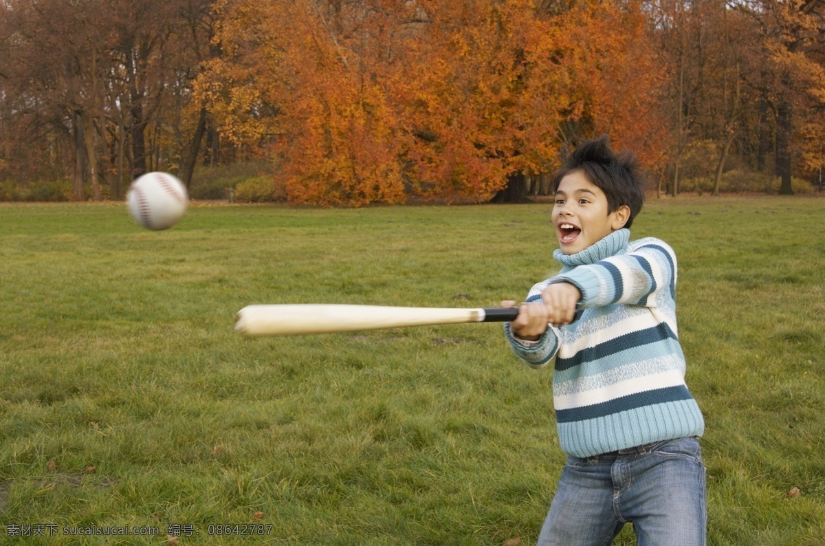 棒球 小 男孩 体育 运动 草地 儿童 野外 田野 人物 人物摄影 人物素材 生活人物 人物图片