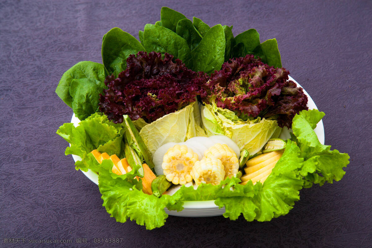 蔬菜拼盘 蔬菜 玉米 白菜 洋白菜 新鲜 时令 农产品 绿色蔬菜 新鲜蔬菜 餐饮美食 火锅 传统美食