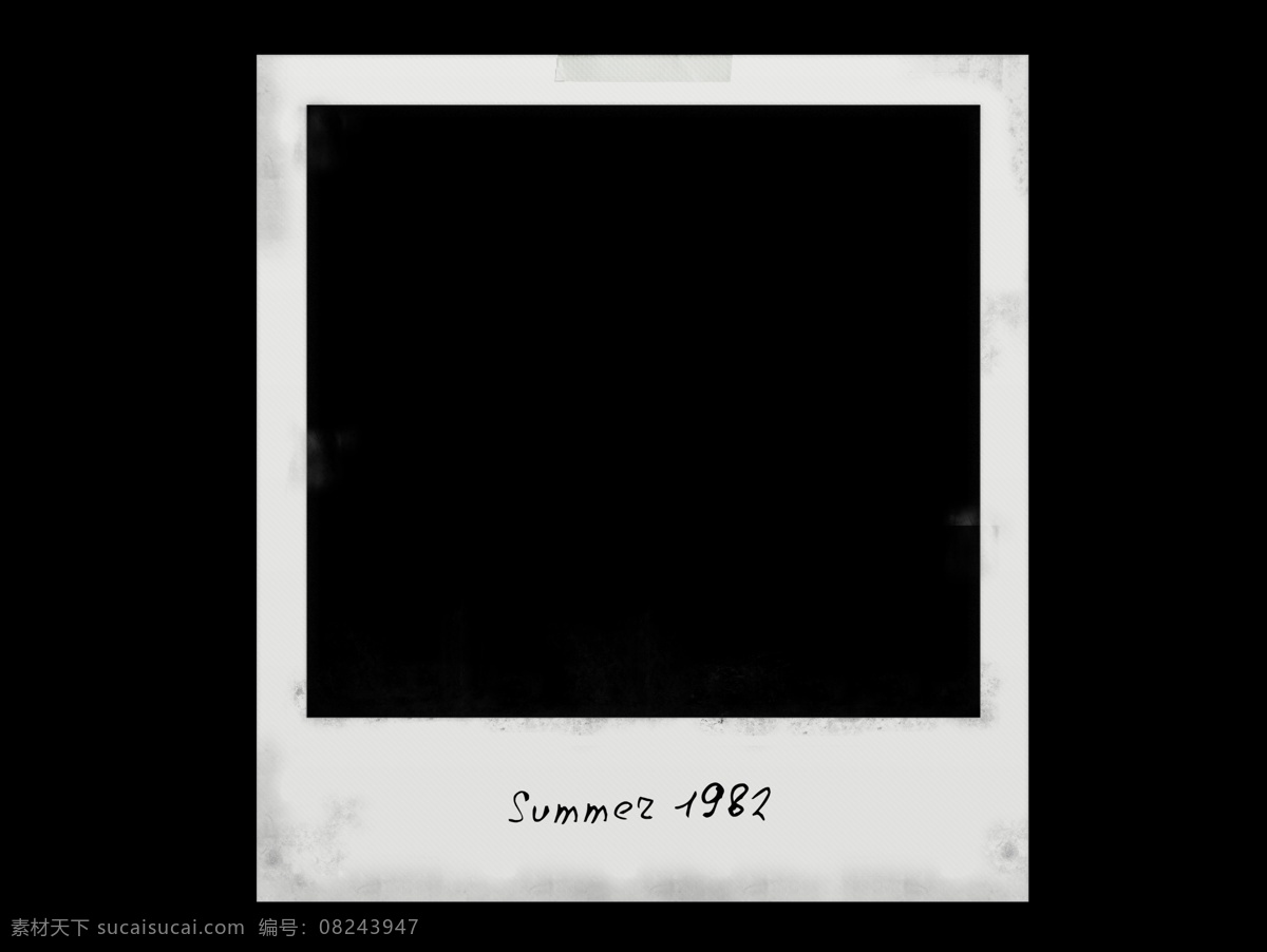 宝丽来 相纸 模板 分层 分层素材 空白 正面 做旧 psd源文件