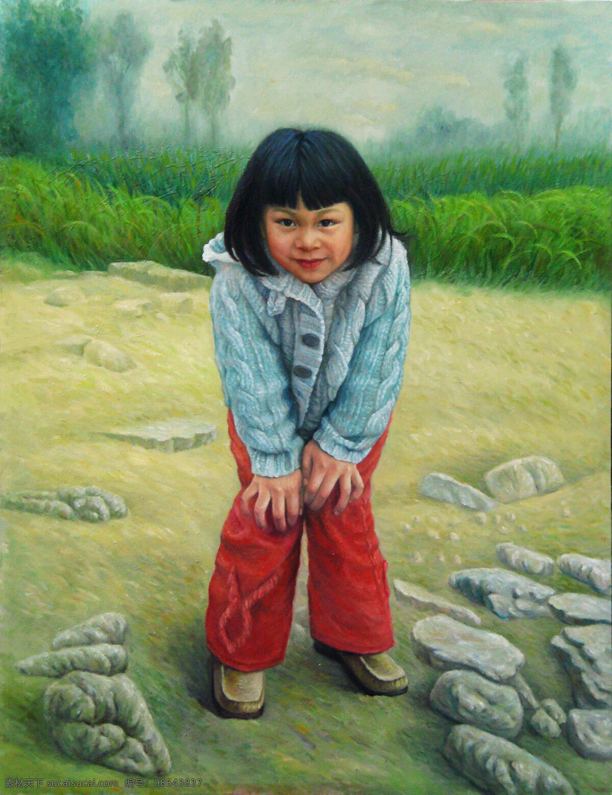 小女孩 油画 写生 绘画艺术 油画写生 油画人物 小女孩肖像画 人物油画写生 装饰画 书画文字 文化艺术