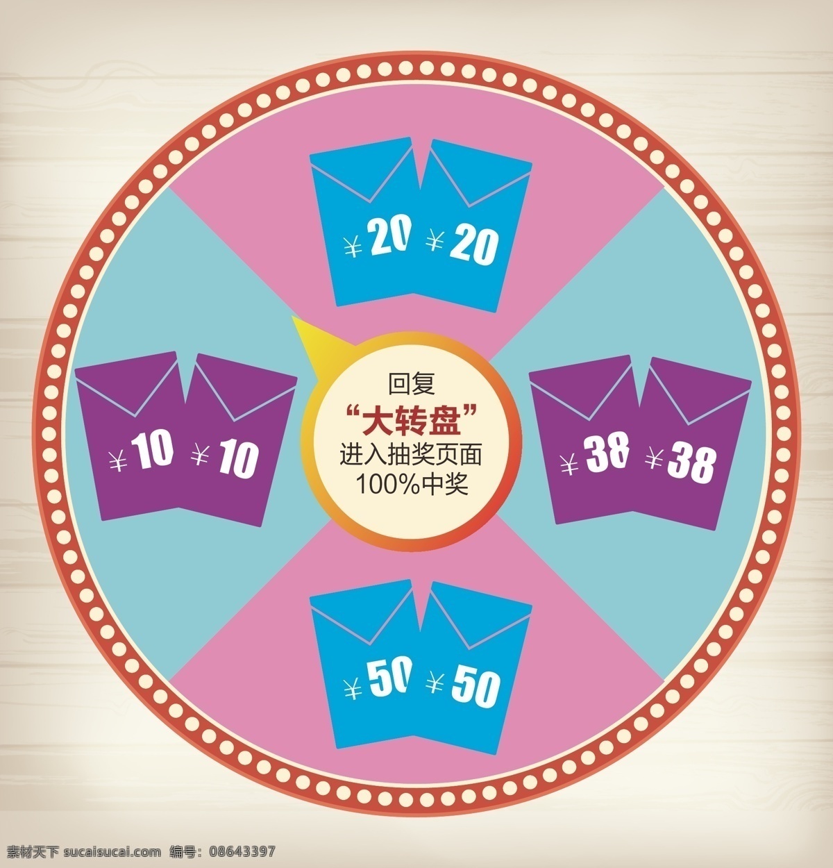 幸运大转盘 幸运 大转盘 抽奖 中奖 抽现金 商城 设计素材模板