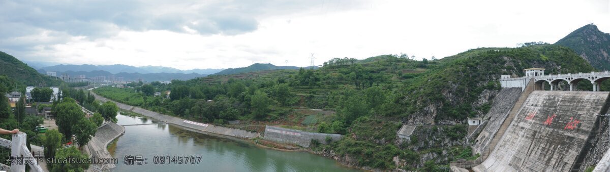 金丝峡全景图 陕南 金丝峡 仙鹅湖 风景图 山水 旅游宣传 山水风景 自然景观