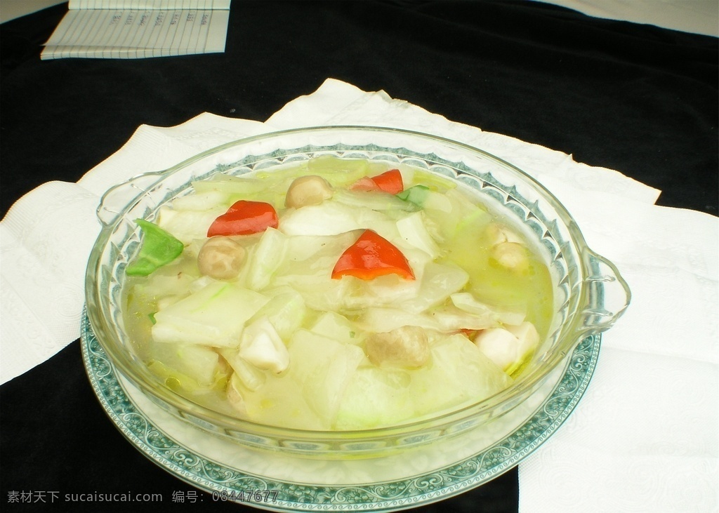 草菇扒冬瓜 美食 传统美食 餐饮美食 高清菜谱用图