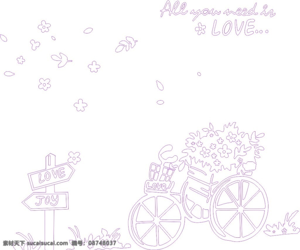 小 清新 幸福 花车 硅藻泥背景墙 幸福花车 硅藻泥 背景墙 三轮车 花 沙发墙 壁画 环境设计 室内设计