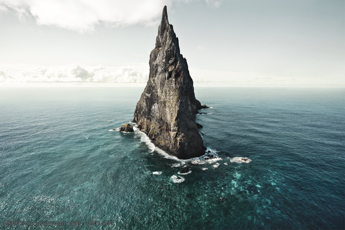 海中石山 自然风景 海水 海中风景 大海 自然景观 白色