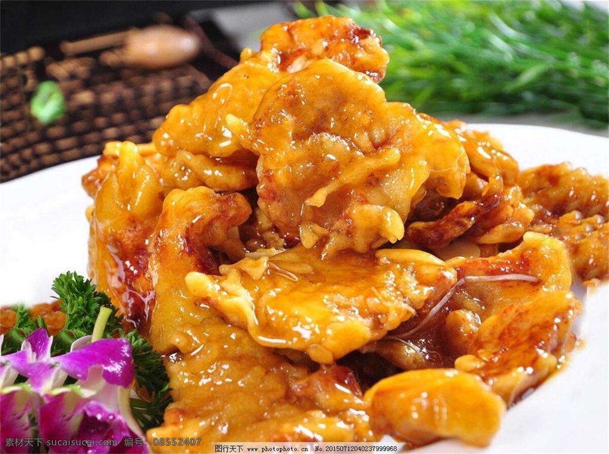 菜品 锅包肉海报 锅包肉图片 甜口锅包肉 菜品单品
