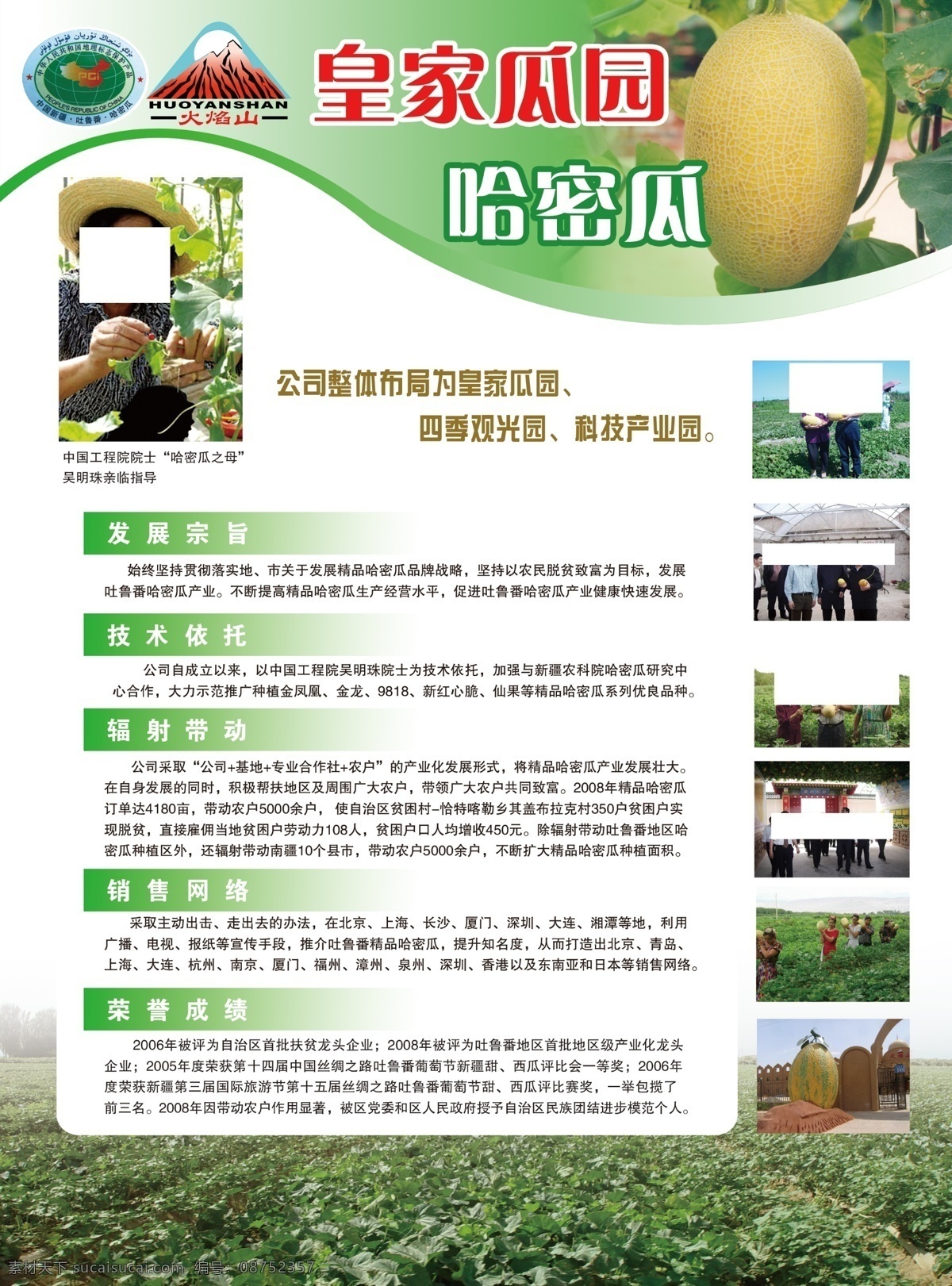 哈密瓜单页 宣传单页 哈密瓜元 哈密瓜之母 火焰山 新疆 皇家瓜园 哈密瓜介绍 绿色 水果 彩页模板 ps分层素材 dm宣传单 广告设计模板 源文件