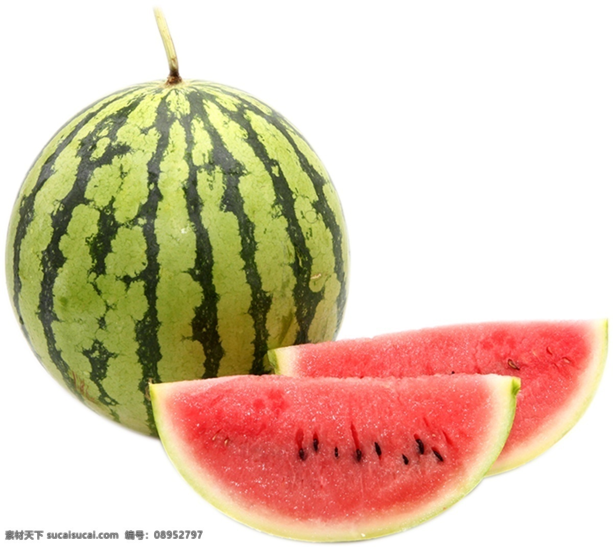 透明西瓜 熟西瓜 西瓜瓣 红色 清凉一夏 西瓜