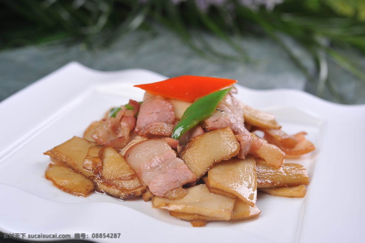 烧 汁 腊味 杏 鲍 菇 烧汁 杏鲍菇 美味 餐饮美食 传统美食 灰色