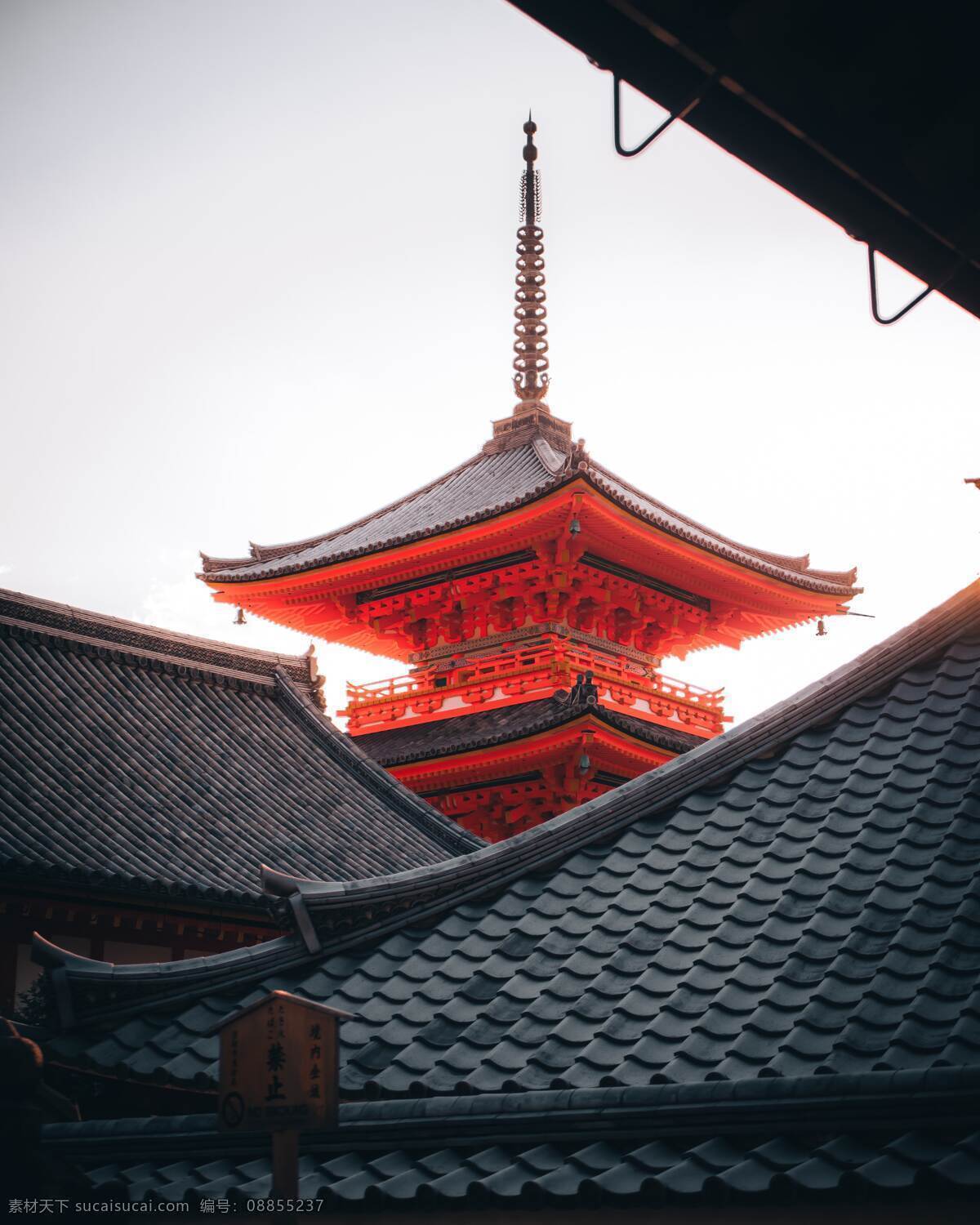 古建筑 日本 金色 山水 寺庙 黑白色 自然景观 建筑景观
