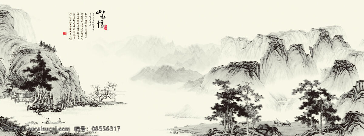 水墨画背景 淘宝素材 淘宝主图素材 淘宝描述模板 淘宝装修素材 宝贝 详情 页 模板 淘宝海报 海报模板 淘宝 免费 装修 店铺 白色