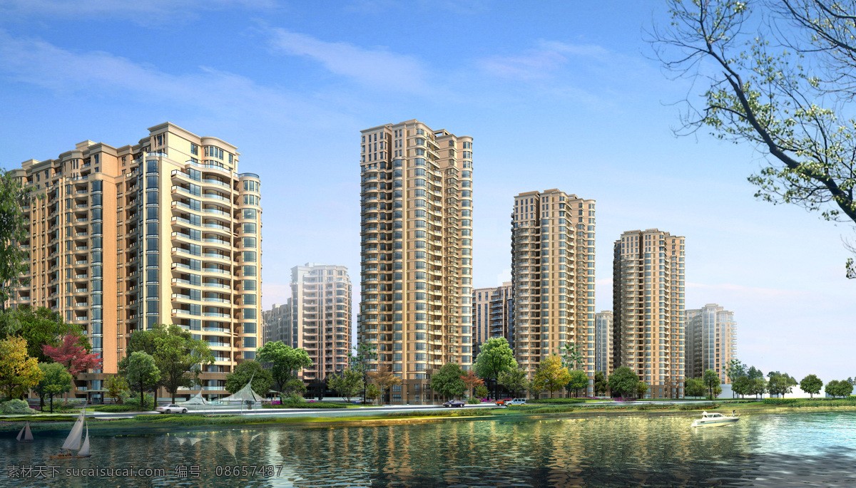 城市效果图 地产效果图 高层建筑 环境设计 建筑设计 建筑效果图 景观设计 景观效果图 滨 水 楼盘 设计素材 模板下载 滨水楼盘 新楼盘 住宅区 住宅楼设计 地产项目 房地产项目 效果图 地产效果 景观规划设计 家居装饰素材