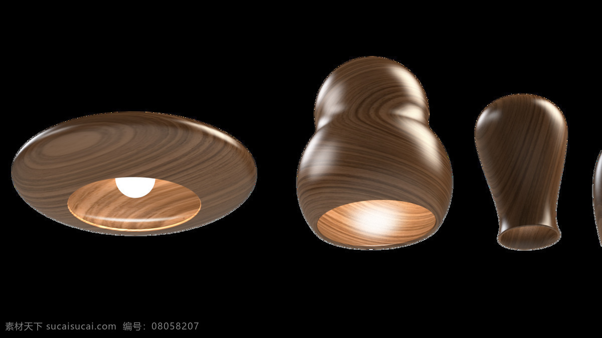 旋木 东西 led 灯 房子 家具 建筑 木材 设备 室内 有机 自然 3d模型素材 建筑模型