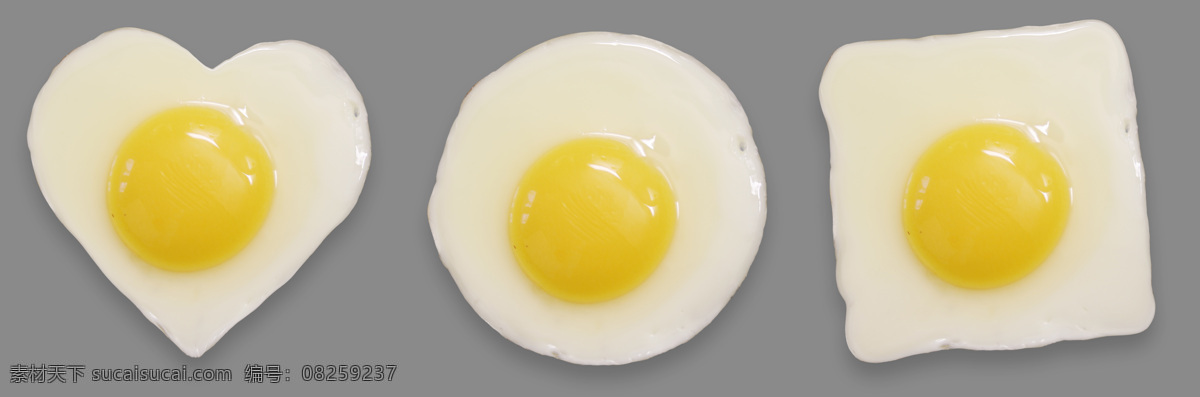 煎蛋 鸡蛋 心形蛋 圆形蛋 心型蛋 艺术 餐饮美食 西餐美食